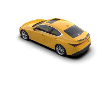 araba beyaz arkaplanda izole edildi