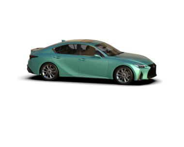 Lüks araba beyazda izole edilmiş. 3d oluşturma