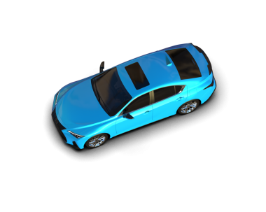 Siyah arkaplanda bir araba