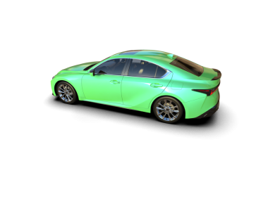 Siyah arkaplanda bir araba.