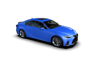 Mavi lüks modern araba. yüksek kaliteli resimleme