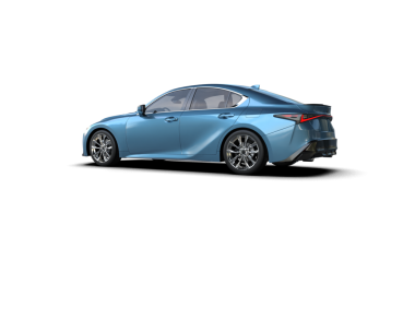 3D mavi renkte, siyah izole edilmiş arka planda güzel lüks bir araba.