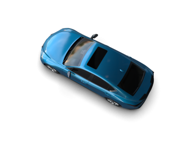 Siyah arka planda 3 boyutlu bir araba. 3d oluşturma