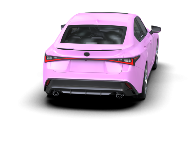 araba pembesi renk 3 d illüstrasyon