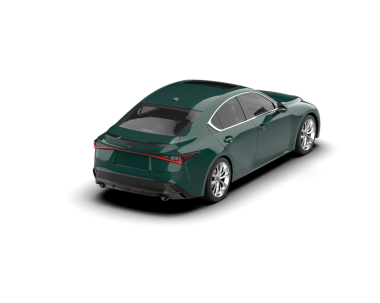 Beyaz arka planda modern bir araba. 3D görüntüleme - 3D