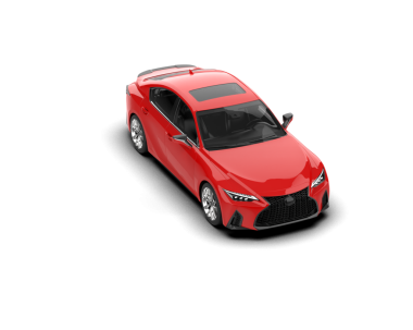 beyaz arka planda modern lüks sedan