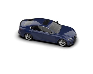 Gerçekçi bir araba. Yan görünüş. Beyaz arkaplanda izole edilmiş vektör çizimi. 3 boyutlu model