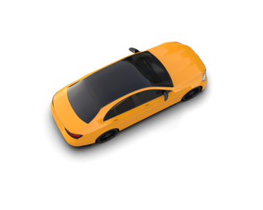 Siyah arka planda modern araba