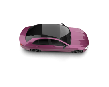 Beyaz arkaplanda 3 boyutlu araç izole edildi