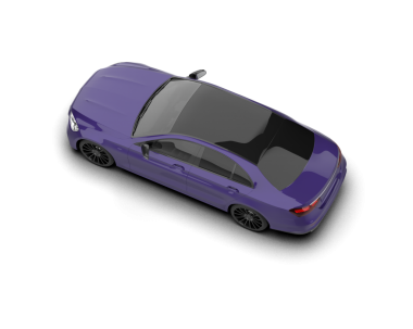 beyaz arkaplandaki modern araba 3 boyutlu görüntüleme