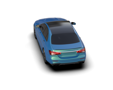 beyaz arka planda modern araba 3 boyutlu görüntüleme - 3 boyutlu