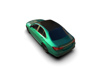 modern araba 3D görüntüleme