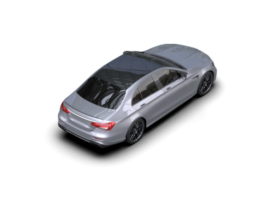 Siyah zemin üzerinde modern araba 3 boyutlu görüntüleme