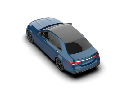 Stüdyo ortamında daha az genel bir konsept arabanın 3 boyutlu çizimi