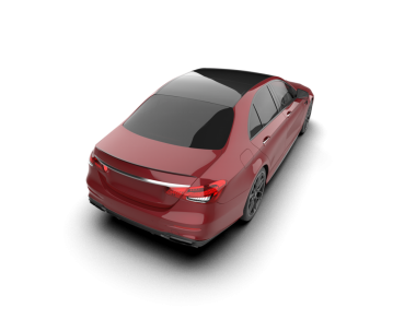 Stüdyo ortamında daha az genel bir konsept arabanın 3 boyutlu çizimi