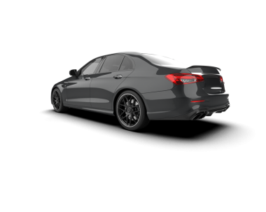 beyaz arka planda modern lüks araba.