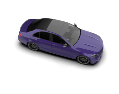 Araba beyazda izole edilmiş. 3 Boyutlu Hazırlama