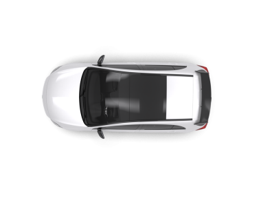 En üstte modern bir arabanın 3 boyutlu tasarımı