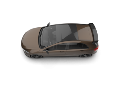 beyaz arkaplandaki araba.