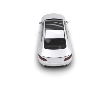 modern araba beyaz üzerine