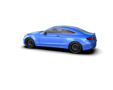 modern araba beyaz arka planda izole edilmiş