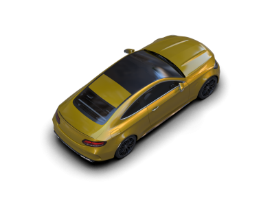 modern lüks araba siyah arka planda izole.