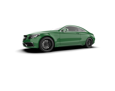 yeşil modern lüks araba