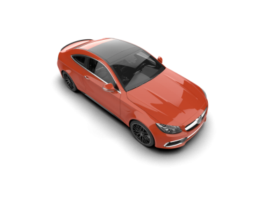 Beyaz arka planda bir araba. yüksek kalite. yüksek çözünürlüklü 3d