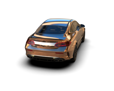 Daha az genel bir konsept arabanın 3 boyutlu çizimi