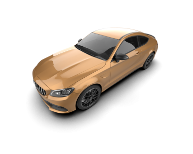 beyaz arkaplandaki araba