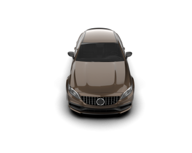 Gerçekçi bir araba. yan görünüm.