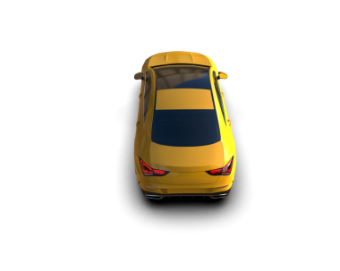 Gri arka planda modern araba