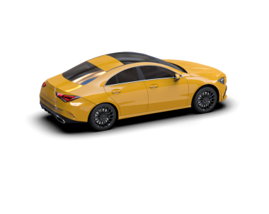 araba modern araba beyaz üzerine izole