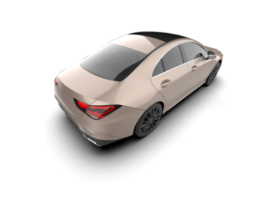 Beyaz arkaplandaki araba