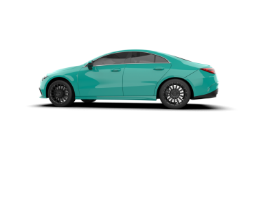 Araba sedanı. Gri arkaplanda izole edilmiş bir araba