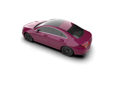 modern pembe lüks sedan araba.