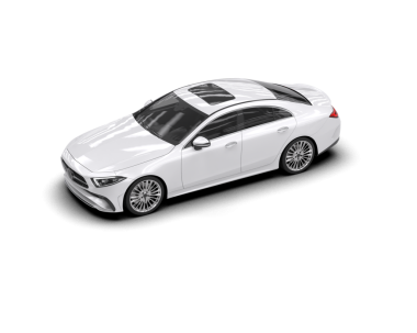 Gerçekçi bir araba. 3d illüstrasyon