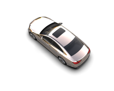 beyaz arkaplanda izole edilmiş araba 3 d illüstrasyon - resim