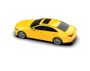 modern araba beyaz arka planda izole edilmiş