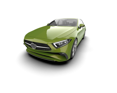 Araç, beyaz arkaplanda izole edilmiş. 3 boyutlu görüntüleme -