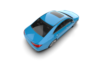 modern araba siyah arka planda izole edilmiş.