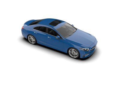 3 boyutlu lüks bir araba.