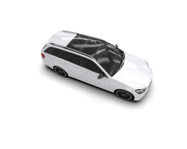 modern beyaz izole araba 3 d illüstrasyon