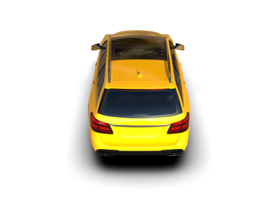 siyah zemin üzerine sarı araba