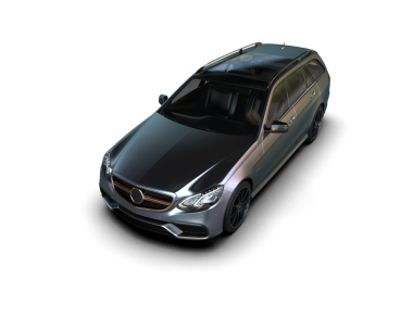 modern siyah araba beyaz arka planda izole edilmiş.