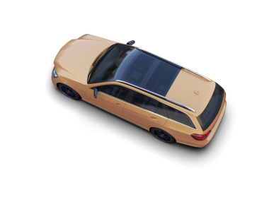 araba beyaz arkaplanda izole edildi