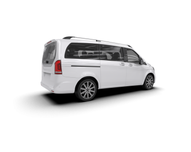 Beyaz araba izole edildi. 3d illüstrasyon.