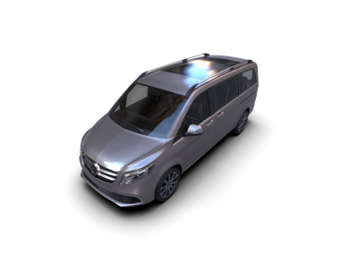 modern araba siyah arka planda 3 boyutlu görüntüleme