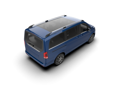 Beyaz arka planda izole edilmiş bir araba, 3 boyutlu illüstrasyon