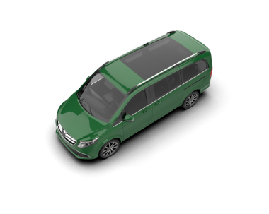 Araba arka planda izole edilmiş. 3d oluşturma.